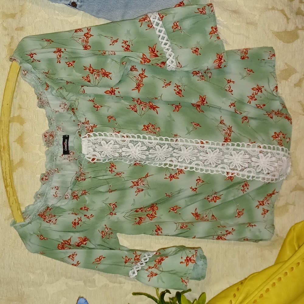 Boho top by GeeGee.
